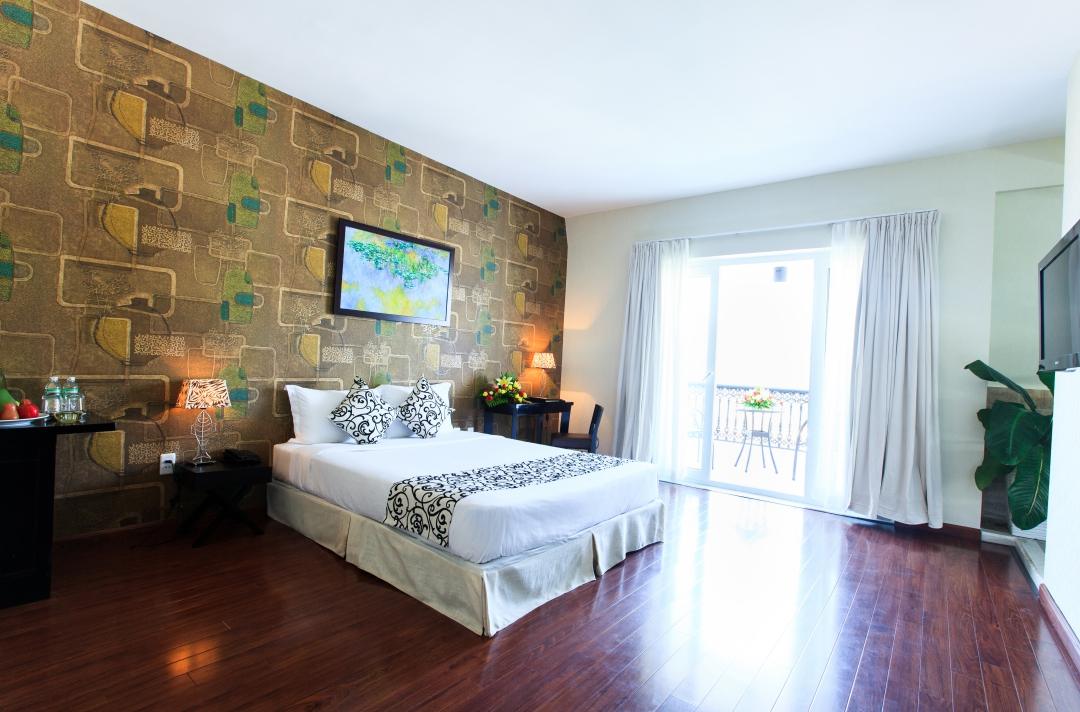 Ga giường resort Nha Trang cho phòng đón khách quốc tế