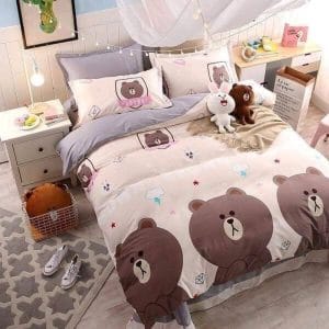 chăn ga gối đệm cho bé gái