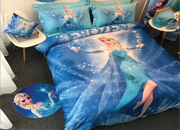 chăn ga gối công chúa Elsa