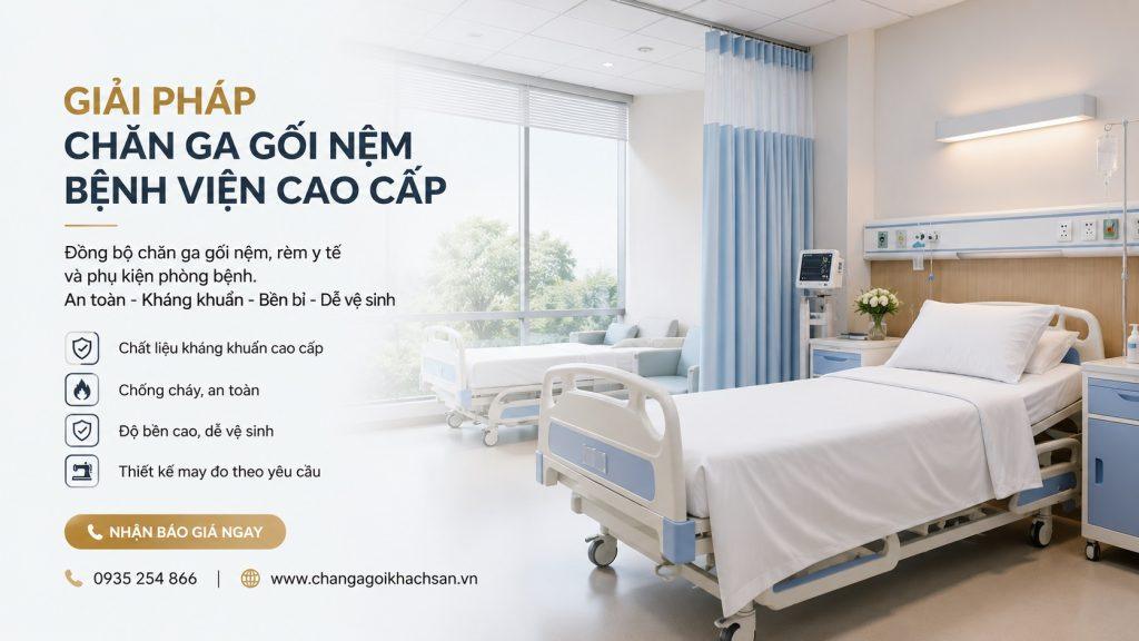 Chăn Ga Gối Bệnh Viện: Tiêu Chuẩn & Báo Giá Sỉ Tại Xưởng 2026