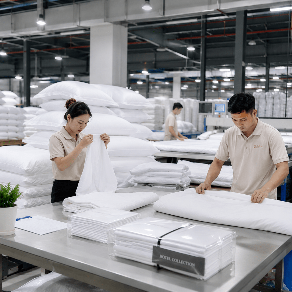 Giá thành sẽ tương ứng với chất lượng của bộ chăn ga gối đệm