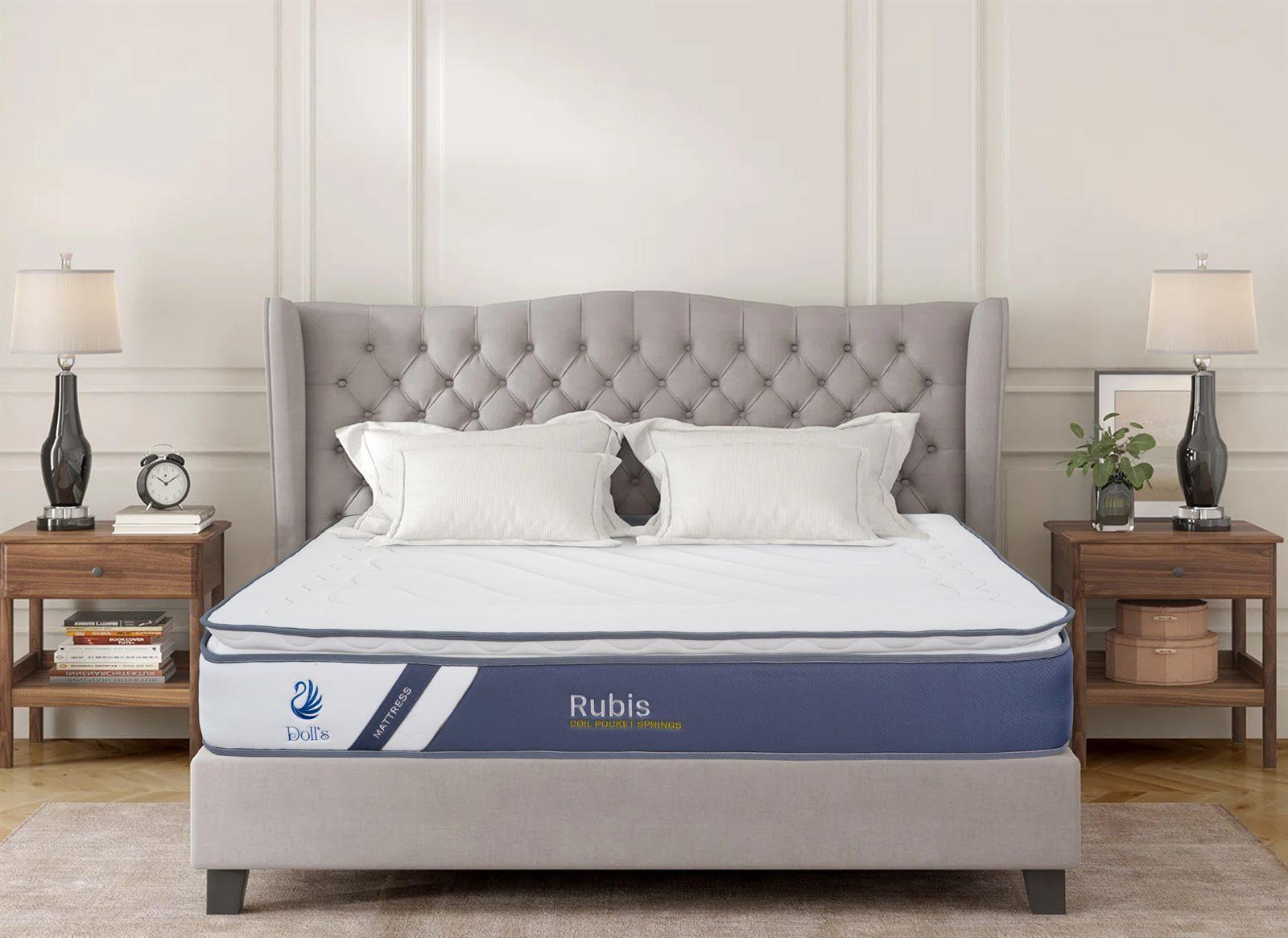 Đệm lò xo Rubis trong phòng ngủ khách sạn cao cấp