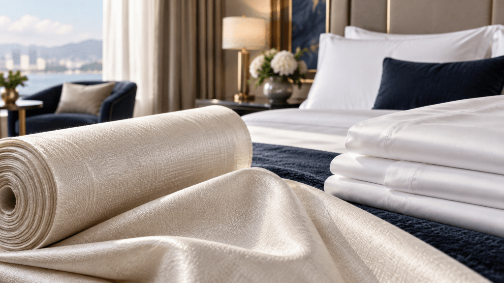 Vải cotton lụa là gì? Ưu nhược điểm và ứng dụng cho ga giường khách sạn