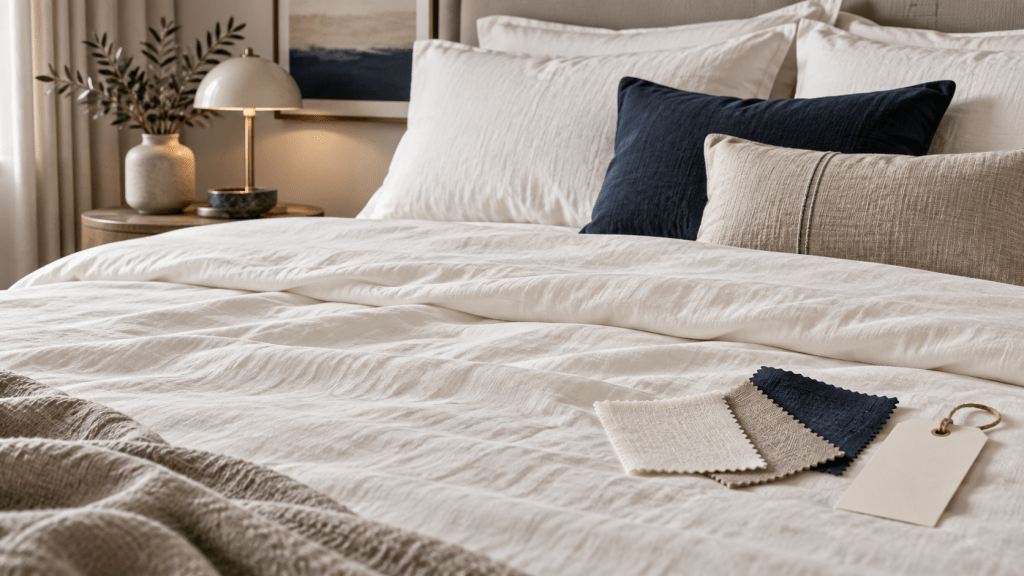Vải washed cotton là gì? Có phù hợp may chăn ga khách sạn không?