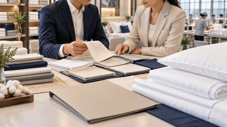Quy Trình Mua Sắm Đồ Vải Khách Sạn: RFQ, Mẫu Duyệt, Hợp Đồng & Nghiệm Thu