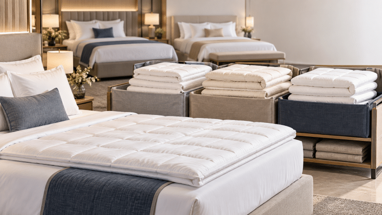 Quản lý size topper nệm khách sạn cho nhiều hạng phòng: mã hóa và bổ sung